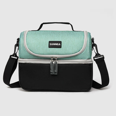 Cooler Bag For Outing Double Layer Insulation Crossbody Picnic Bag