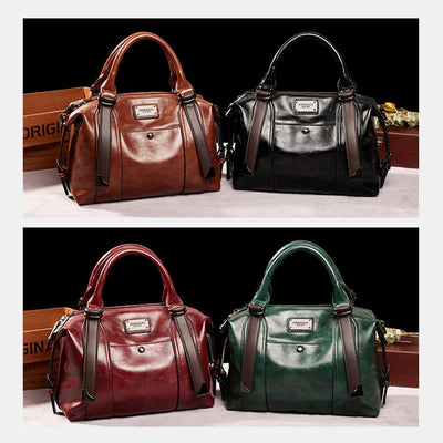 Classic Lady Bag Retro Large Detachable Strap Women Crossbody Handbag