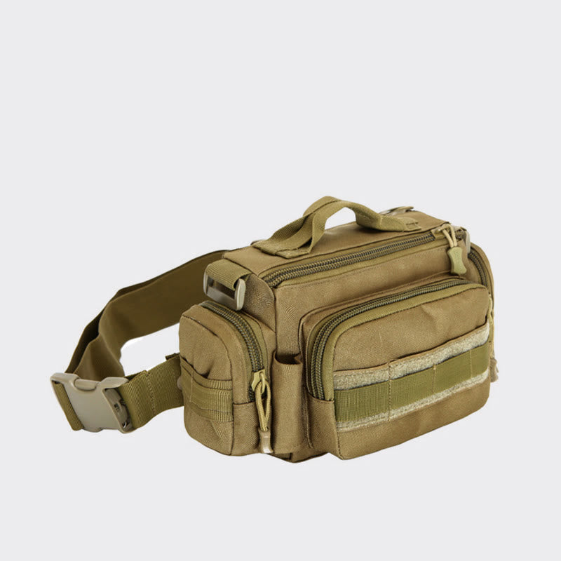 Waist Bag For Men Outdoor Multi-Purpose Riding Large Crossbody Shoulder Bag