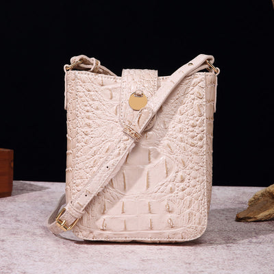 Crossbody Bag For Women Retro Crocodile Pattern Phone Bag