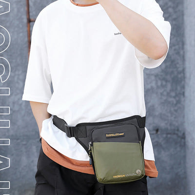 Crossbody Bag For Men Casual Outdoor Riding Sports Waterproof Bag