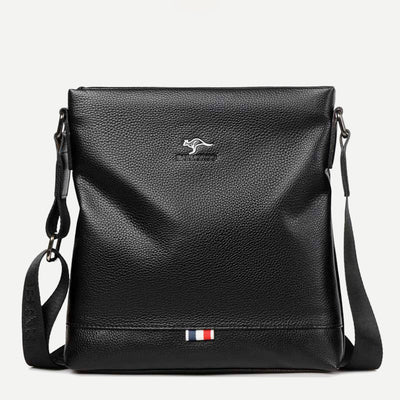 Men's Messenger Bag Crossbody Bag Soft Leather Travel Bag Sling Pack