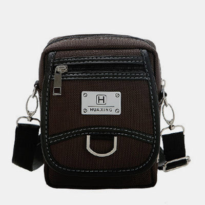 Casual Multi-Pocket Waterproof Messenger Bag