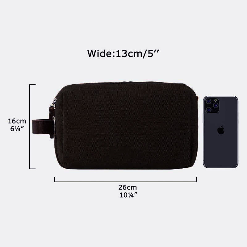 Storage Bag For Men Business Black Oxford Dry Wet Separation Travel Bag