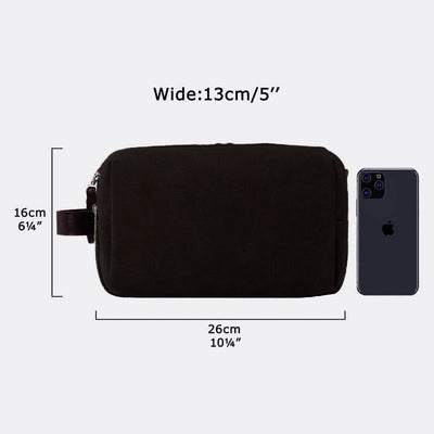 Storage Bag For Men Business Black Oxford Dry Wet Separation Travel Bag