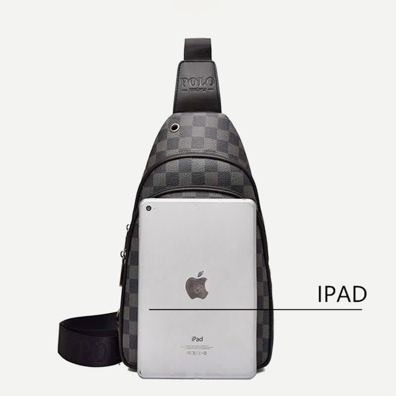 Men Outdoor Casual Travel Hiking Crossbody Chest Sling Bag One-Shoulder Strap
