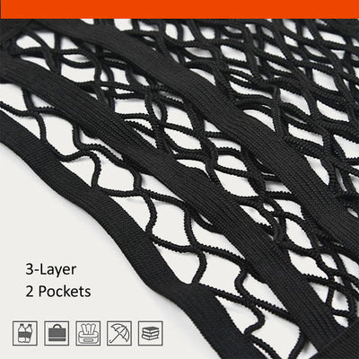 Car Organizer Mesh Pocket For Seat Back Pet Kids
