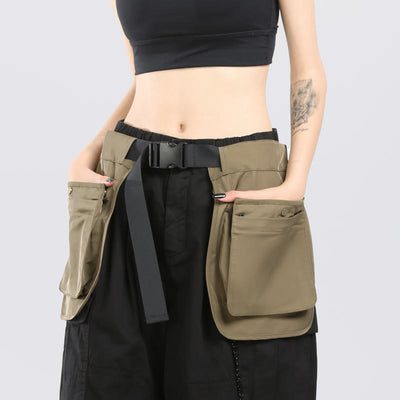 Retro Waist Bag for Women Men Functional Tool Waist Bag Apron
