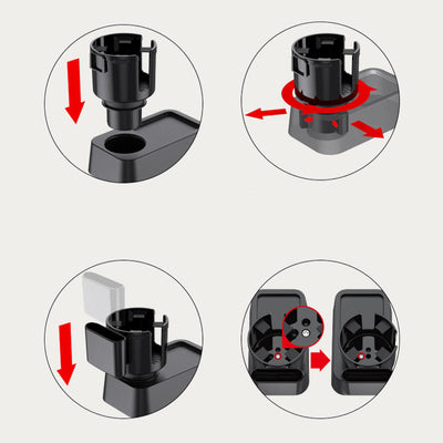Car Organizer For Water Bottle Drink Holder Multifunctional Car Holder