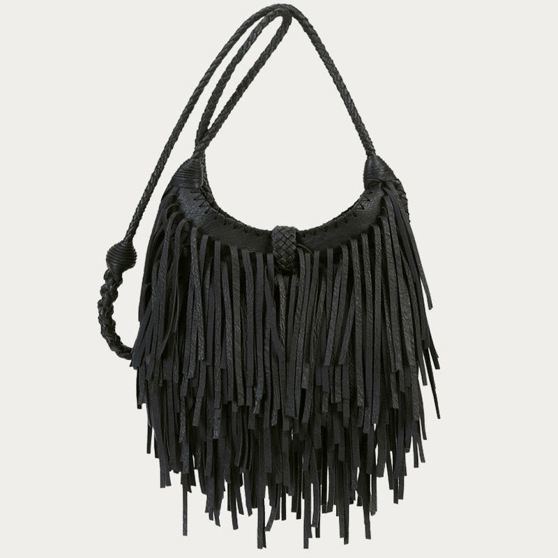 Crossbody Bag For Women Medieval Tassel String Strap Daily Bag