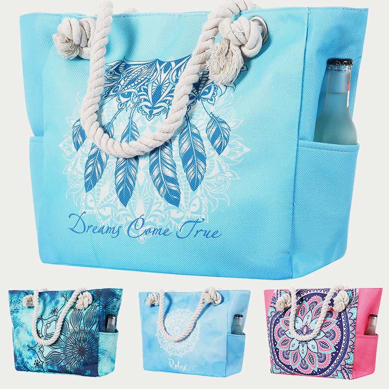 Tote For Daily Use Beach Travel Multi Function Canvas Bag