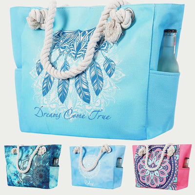 Tote For Daily Use Beach Travel Multi Function Canvas Bag