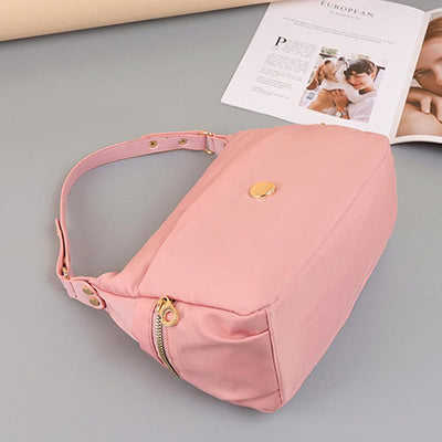 Crossbody Bag for Women Pink Lightweight Multi-Pocket Casual Shopping Handbag