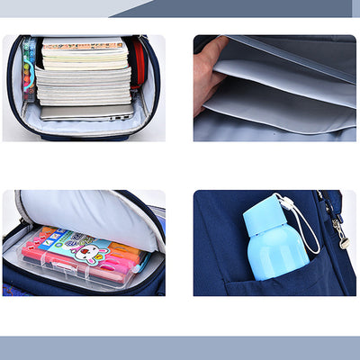 Lightweight School Backpack for Girls Boys Elementary Reflectance School Bags