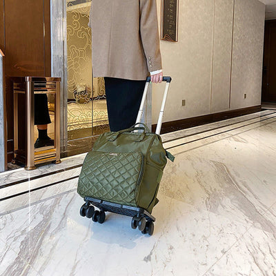 Detachable Travel Backpack Pull Rod Duffel Bag For Women Men