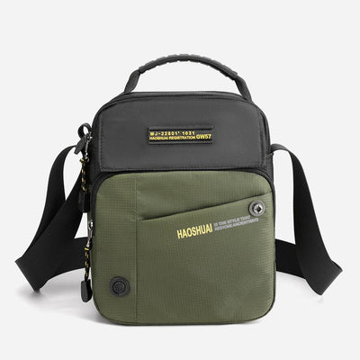 Crossbody Bag For Men Casual Daily Commute Waterproof Nylon Bag
