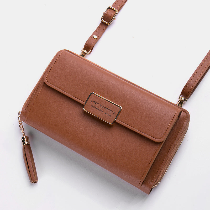 High Capacity Multi-Slot Crossbody Phone Bag