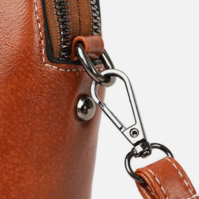 Soft Leather Phone Bag For Lady Crossbody Mini Bag