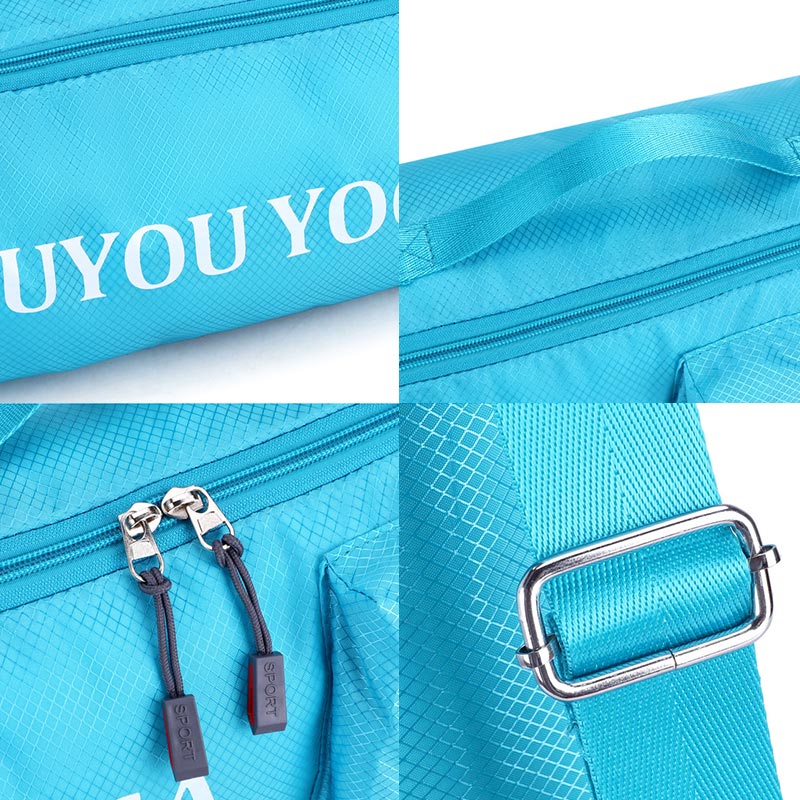 Waterproof Full Zip Yoga Mat Bag Carrier with Adjustable Strap Storage Pocket