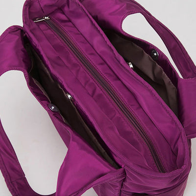 Large Capacity Handbag for Women Waterproof Multi Compartment Tote Shoulder Bag