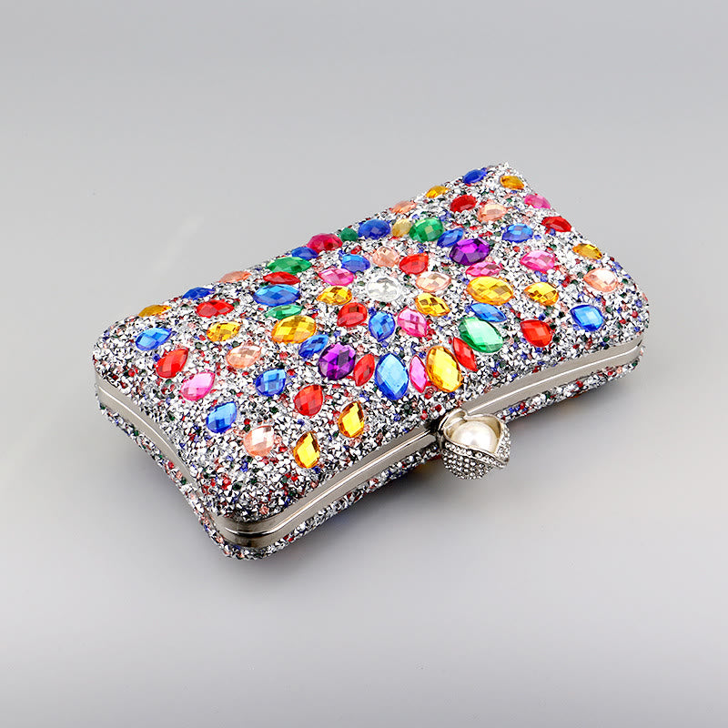 Diamond Encrusted Dinner Bag For Party Fashion Banquet Evening Bag