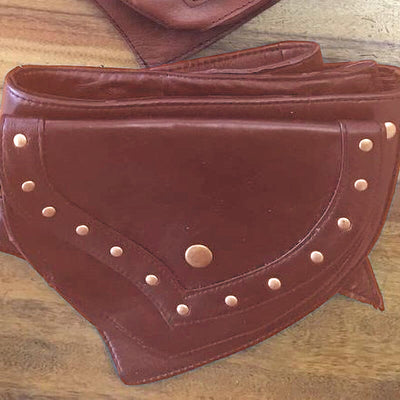 Waist Bag For Women Vintage Outdoor Sports Riveted Belt Bag