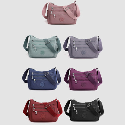 Multi-Pocket Large Capacity Waterproof Casual Crossbody Bag