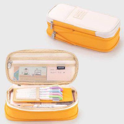 Pencil Case For Study Color Matching Large Capacity Pencil Bag