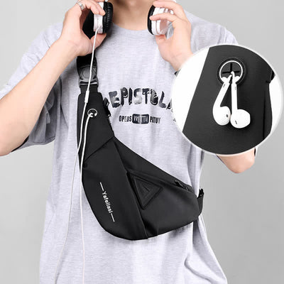 Unisex Lightweight Sling Bag Portable Travel Casual Crossbody Bag