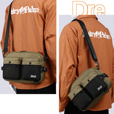 Messenger Bag for Men Streetwear Medium Satchel Bag for School Work