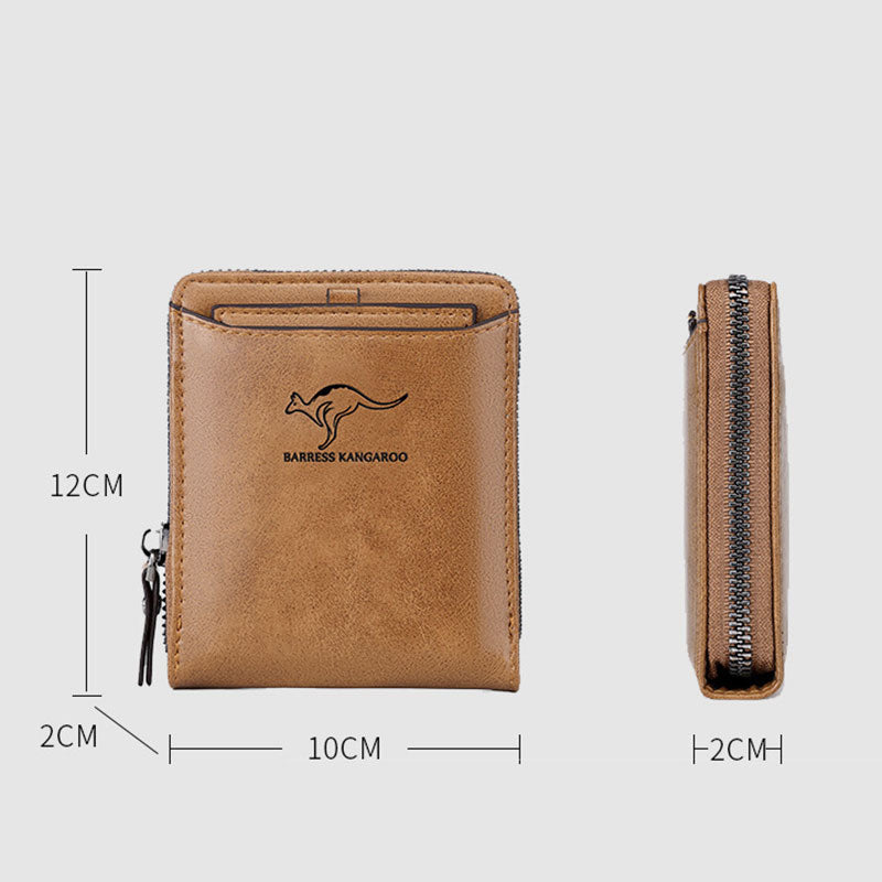 RFID Waterproof Lightweight Short Wallet