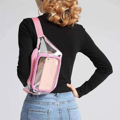 Waist Bag For Women Outdoor Running Fitness Waterproof PVC Bag