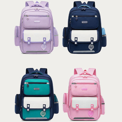Backpack For Kids Spine Protection Breathable Large Rolling Schoolbag