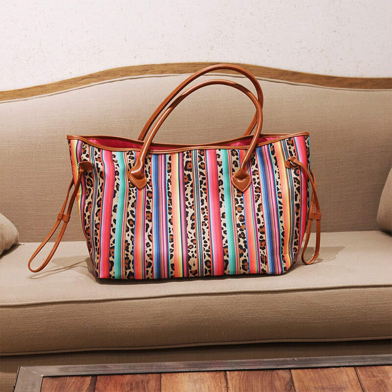 Casual Printing Canvas Tote Beach Bag