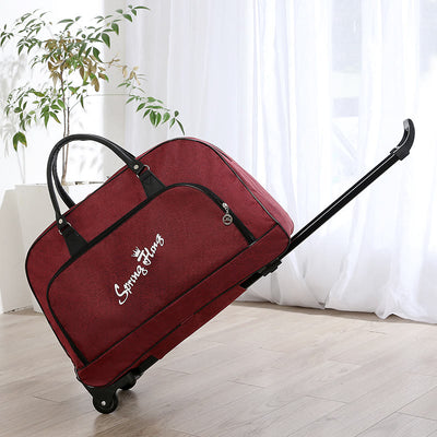 Pull Rod Travel Bag For Men Women Lightweight Boarding Bag