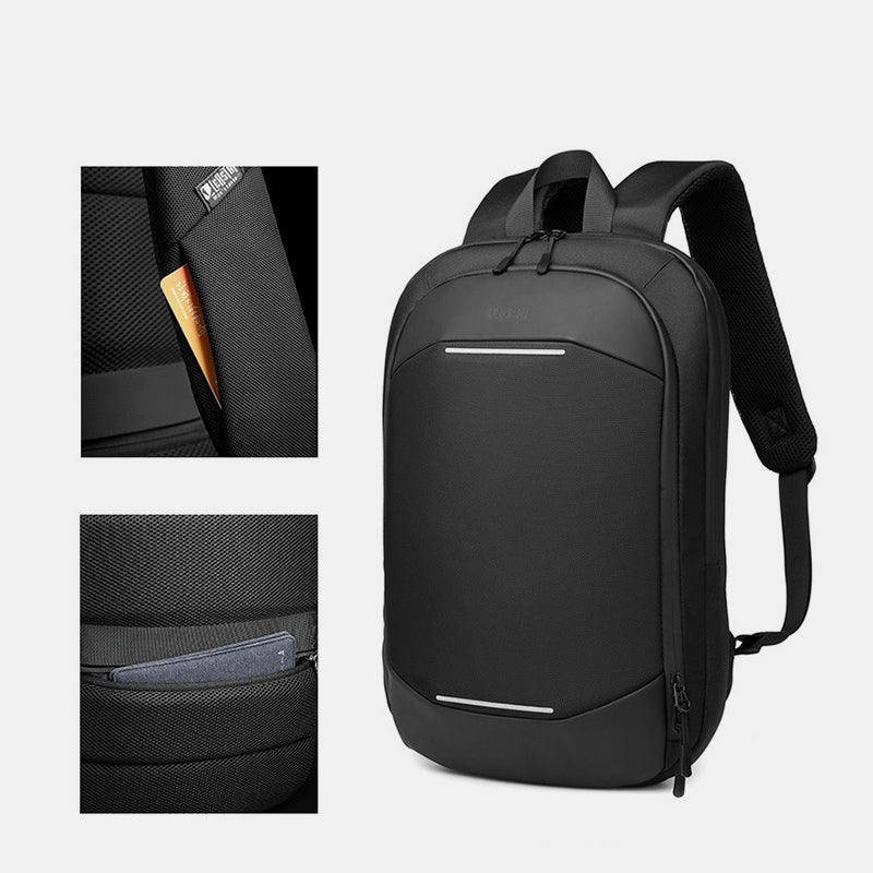 Lighiweight Expandable Laptop Backpack Anti Thefi Business Travel Notebook Bag