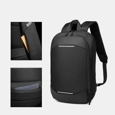 Lighiweight Expandable Laptop Backpack Anti Thefi Business Travel Notebook Bag