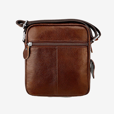 Crossbody Man Purse Minimalist Genuine Leather Single Shoulder Bag