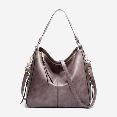 Solid Color Vintage Large Tote