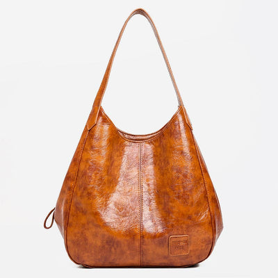 Large Capacity Simply Fashion Shoulder Bag Triple Layer Hobo Bag