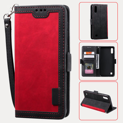 Vintage Color Stitching Phone Case For Samsung Protective Cover