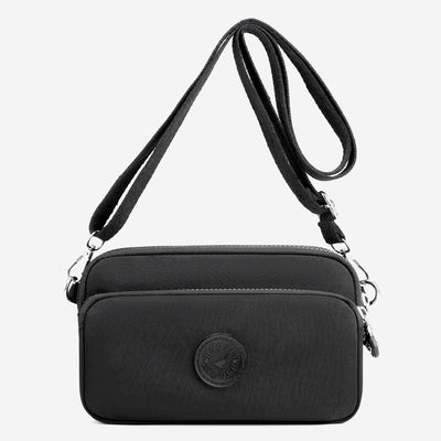 Functional Multi Pocket Crossbody Bag Women Lightweight Shoulder Bag Purse