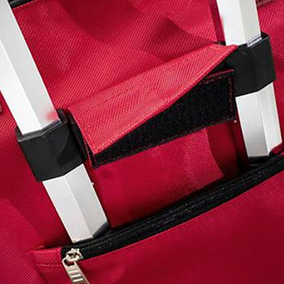 Multifunctional Portable Trolley For Women Detachable Folding Wheel Tote