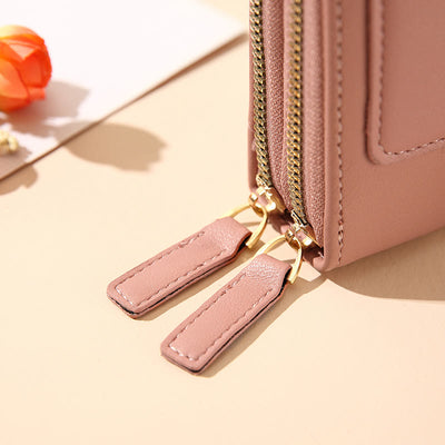 Faux Leather Phone Purse Mini Crossbody Shoulder Bag Cell Phone Pouch
