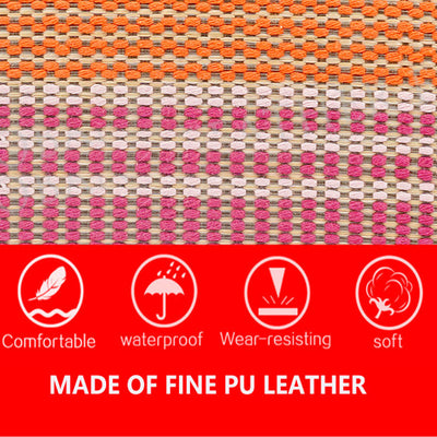 Creative Woven Purse For Women Large Capacity Colorful Wallet