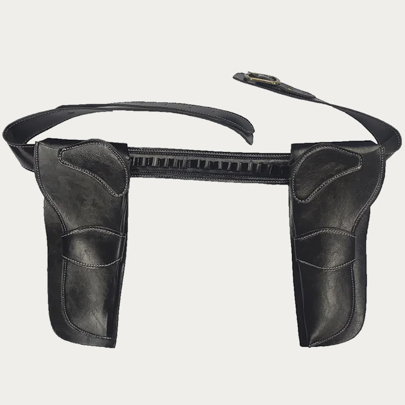 Punk Medieval Holster For Cosplay Adjustable Belt Leather Holster