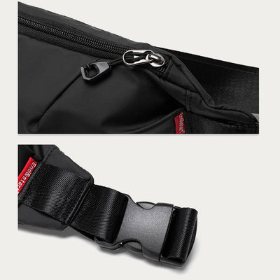 Sling Bag For Men Slim Lightweight Oxford Chest Phone Bag