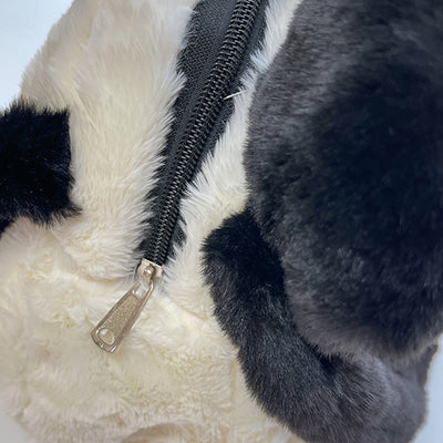 Cute Panda Shoulder Bag For Women Plush Underarm Bag