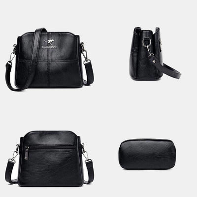 Purses and Handbags for Women Multi-Compartment PU Crossbody Bag Shoulder Bag