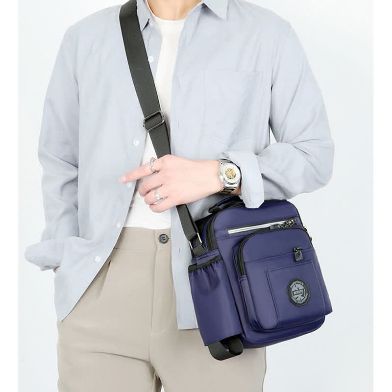 Messenger Bag Shoulder Bags Man Purses Multi-Pocket Small Crossbody Bag